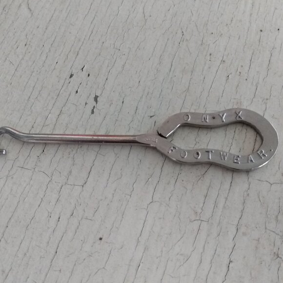 Vintage Button Hook "Onyx Footwear" Antique Advertising Promo Shoes Boots - Picture 5 of 8